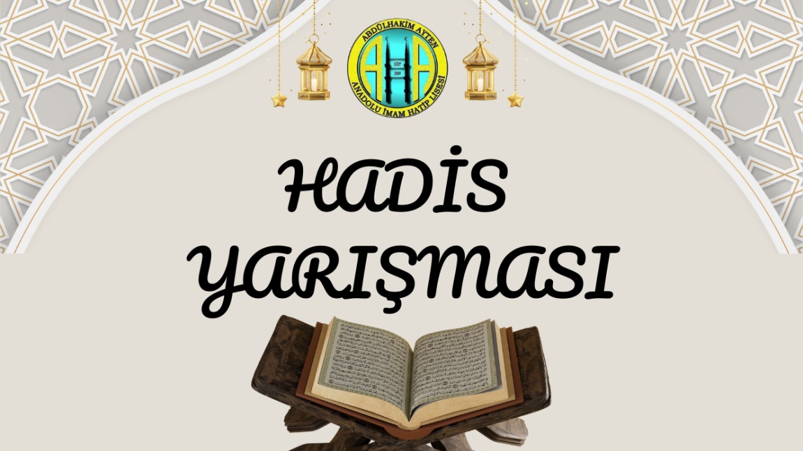 ÖĞRENCİLERİMİZ ARASINDA HADİS YARIŞMASI DÜZENLEDİK